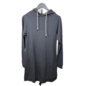 Moosejaw Hoodie Dress Women’s Sz XS Charcoal Grey Bamboo Blend Sweatshirt